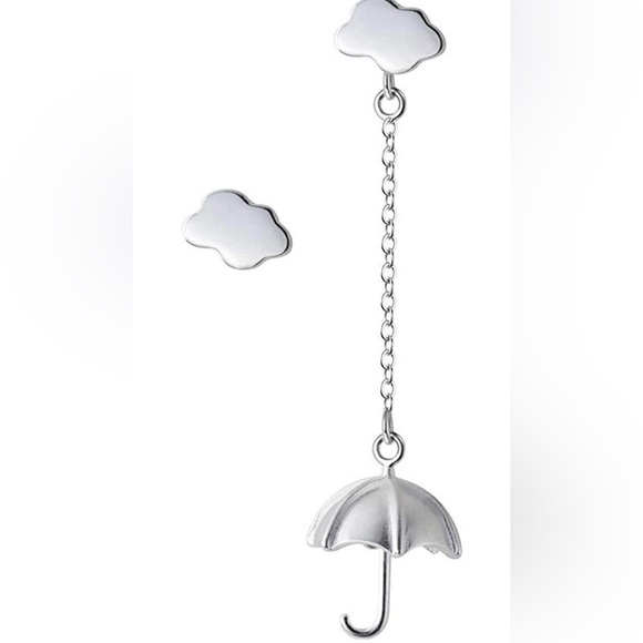 Saving for a Rainy Day Sterling Earrings - Picture 2 of 4